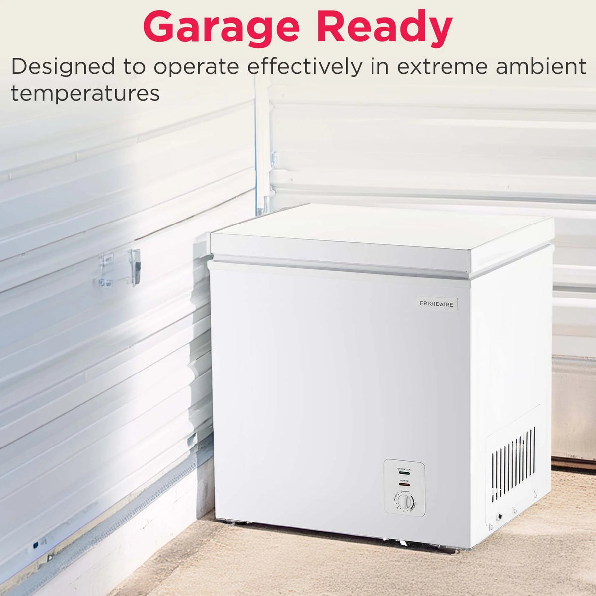 Frigidaire Chest Freezer, 2.1 Cu. Ft., White