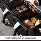 Blackstone 4-Burner 36in Propane Outdoor Griddle With Air Fryer And Hood - 1868