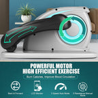 ANCHEER Under Desk Elliptical Seated Foot Pedal Exerciser, Sky Blue, 18in D x 16in W x 10in H - AR-65