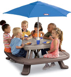 Little Tikes Fold 'N Store Picnic Table With Market Umbrella - 632433M