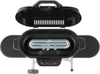 Portable Stand-Up Propane Grill, Black, 3 Burners - 285