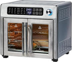 26-Qt. Extra-Large Air Fryer Convection Toaster Oven With French Doors, Stainless Steel