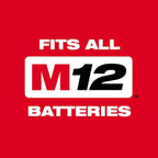 Milwaukee M12 FUEL 12V 3/8 in Ratchet & 1/4 in Impact Driver 2-Tool Kit - 3453-20, 2567-20, 48-11-2420, 48-59-2401