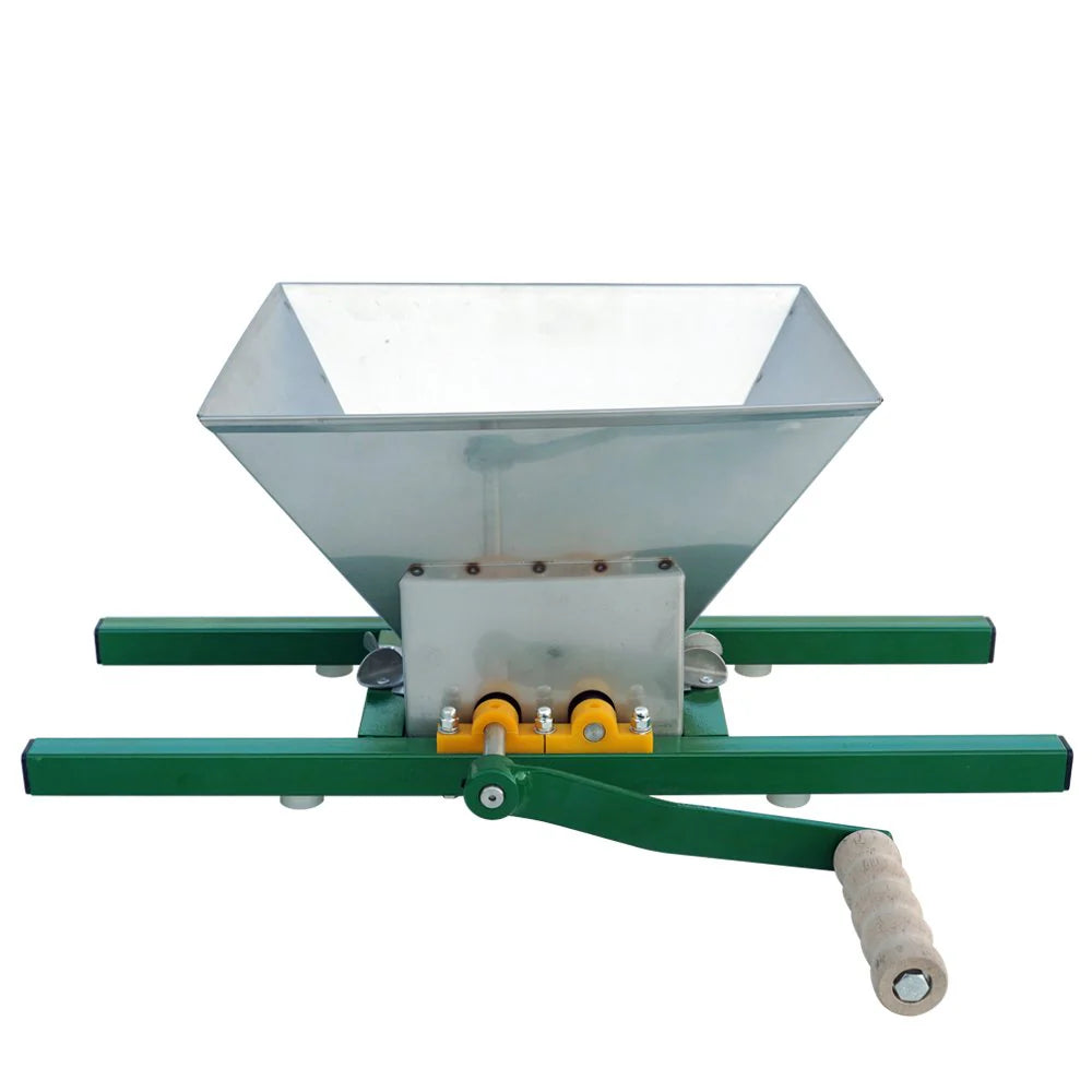 7 Litre Stainless Steel Fruit And Apple Crusher - Portable Manual Grinder