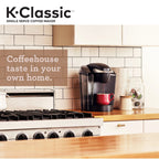 Keurig Single Serve K Cup Pod Coffee Maker, Black - K Classic