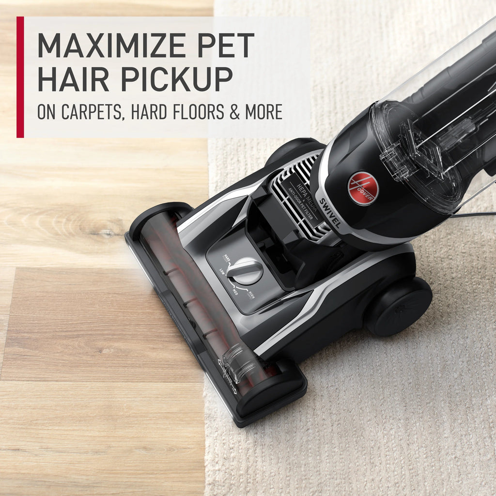 Hoover MAXLife Bagless Upright Vacuum Cleaner, PowerDrive Swivel XL Pet, HEPA Filter, 3.0L Dirt Cup - UH75210