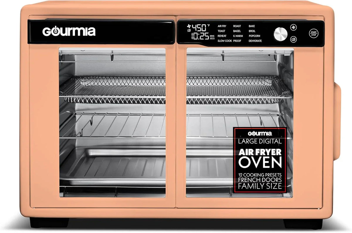 Gourmia French Door Air Fryer Toaster Oven, 37 Qt - GTF3588S