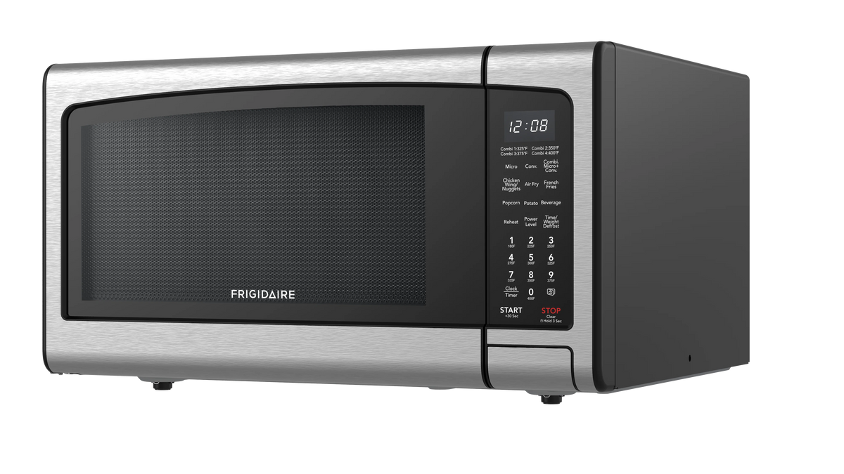 Frigidaire 3-In-1 Countertop Microwave Oven With Air Fryer And Convection, 1.1 Cu. Ft., Stainless Steel