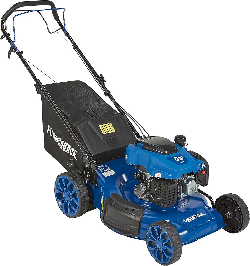 Powerhorse 21-Inch 3-In-1 Self-Propelled Gas Lawn Mower, 200cc 4-Stroke OHV Engine - DM53S-N-D200