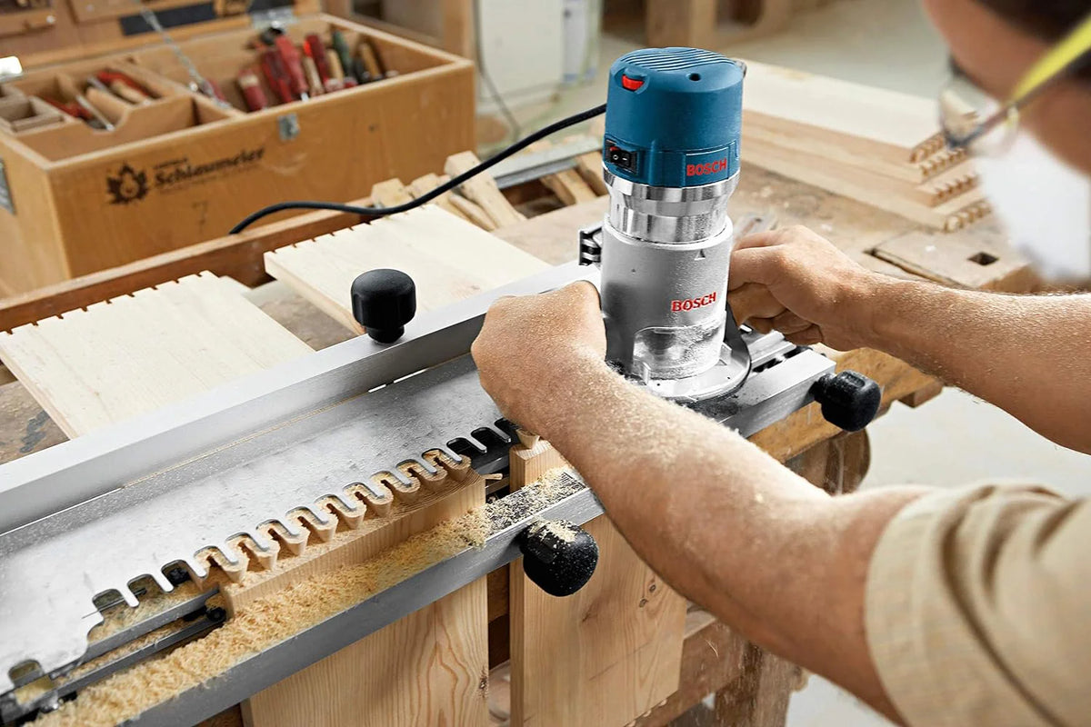 BOSCH Wood Router Tool Combo Kit, 12 Amp, 2.25 Horsepower - 1617EVSPK