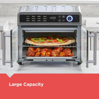 Crisp 'N Bake 12-in-1 Air Fryer Toaster Oven Combo, Stainless Steel - Crisp 'N Bake French Door Air Fry Toaster Oven
