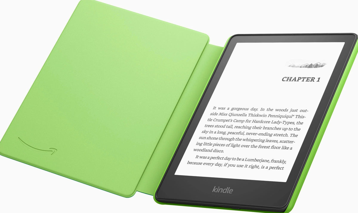Amazon Kindle Paperwhite Kids E-Reader 6.8in Display, 16GB, Emerald Forest - 2022 2023