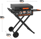 Blackstone 22 Inch Portable Omnivore Gas Griddle With Flexfold Legs And Accessories