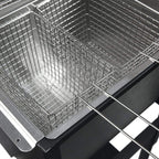 3-Basket Stainless Steel Propane Deep Fryer - 6 L