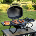 Captiva Designs 4-Burner Propane Gas Grill With Side Burner, 42,000 BTU, Silver - GR001