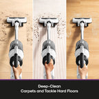 Eureka Cordless Stick Vacuum Cleaner, Anti-Tangle Brushroll, White - NEC280WH