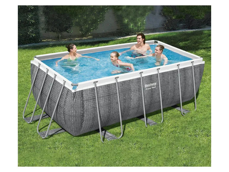 Bestway Power Steel Frame Pool Complete Set With Filter Pump, 412 x 201 x 122 cm