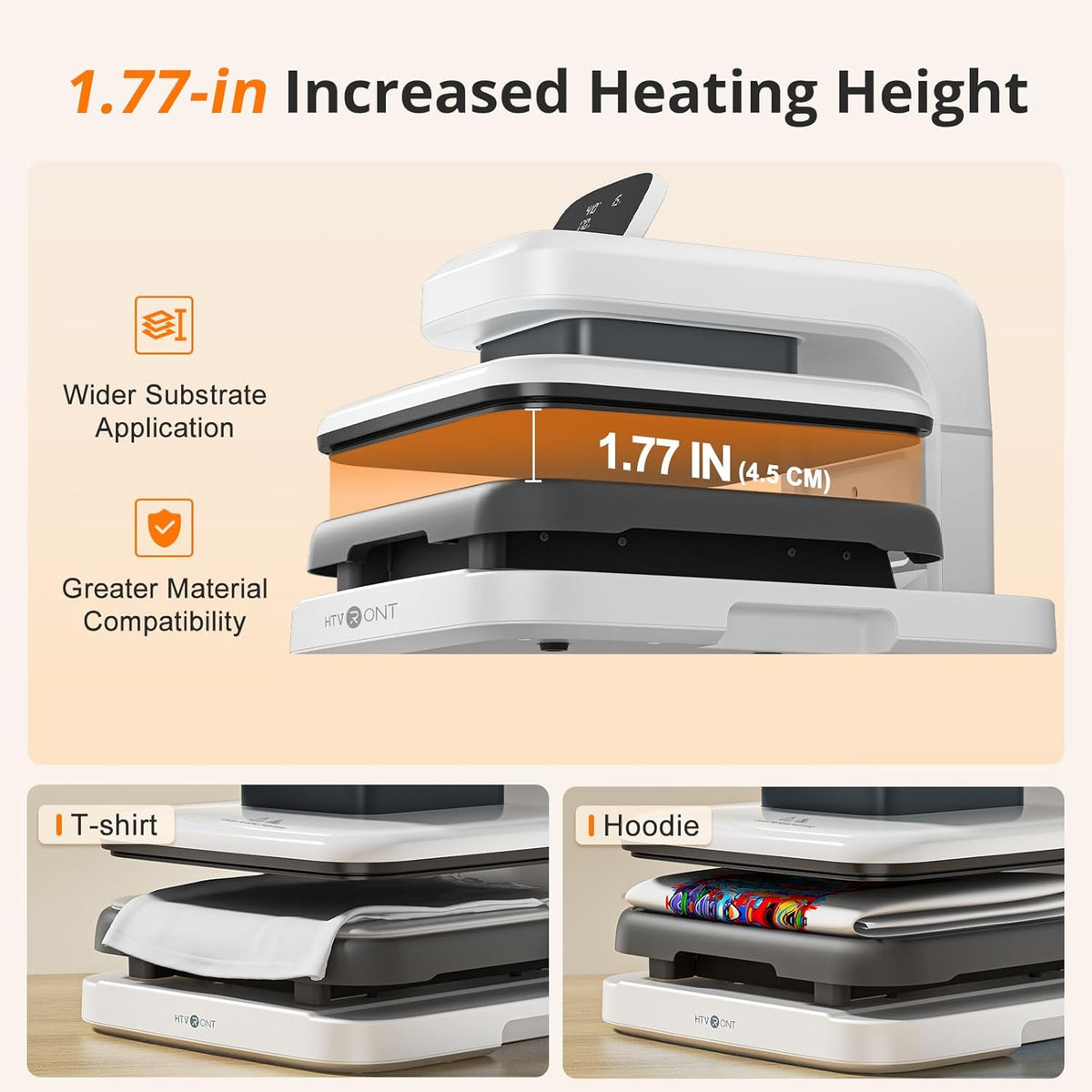 HTVRONT 15x15 Heat Transfer Machine - Automatic Heat Press 2