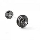 Gold's Gym 300 lb Olympic Weight Set With Barbell, Plates, Collars And Storage Rack - WGGOP300