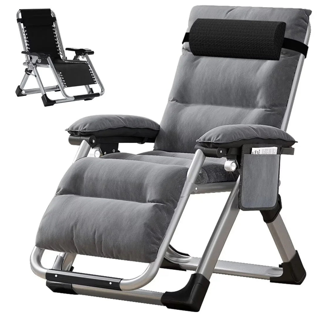 NAIZEA Zero Gravity Lawn Recliner Chairs, 2 Pack, Black