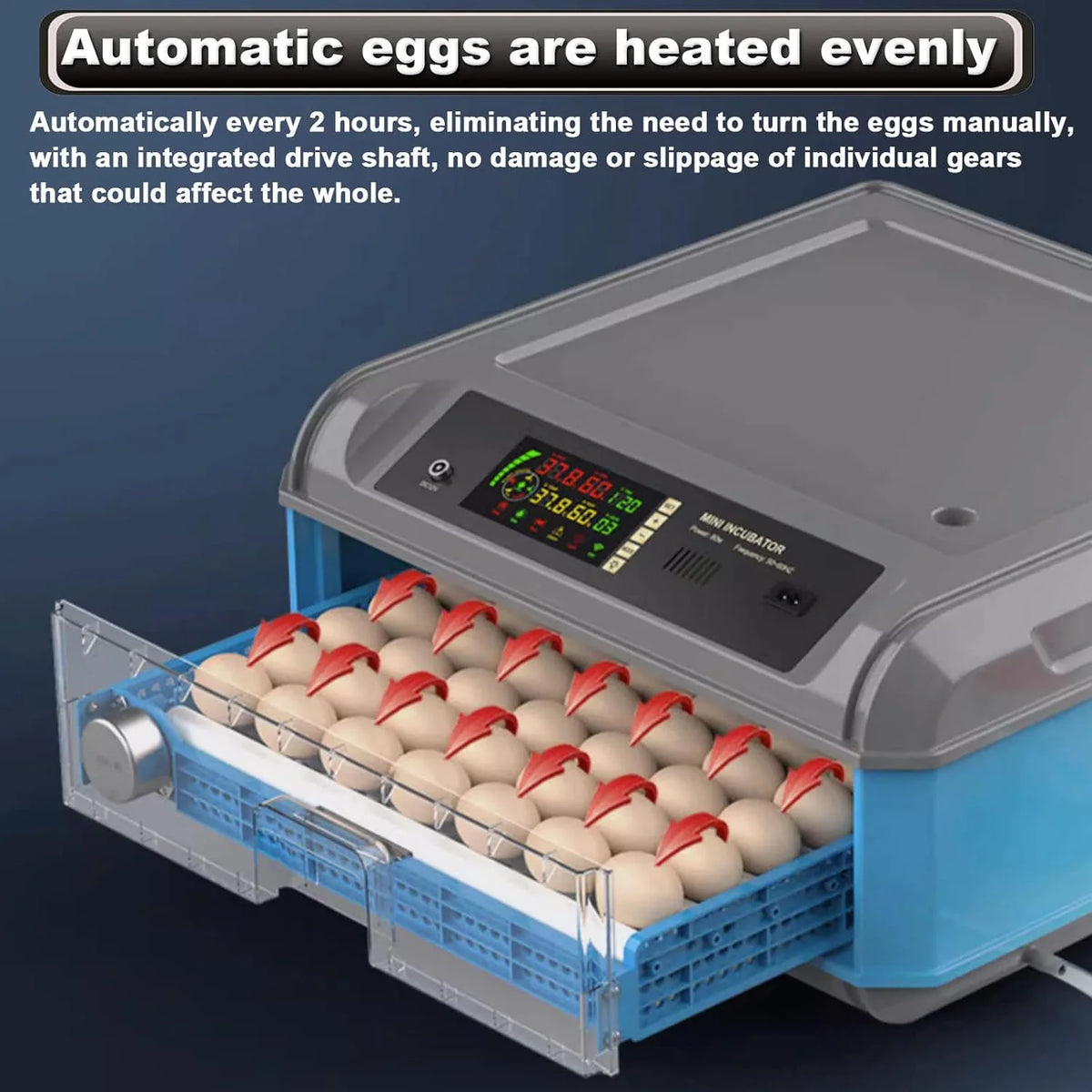 500 Egg Digital Automatic Poultry Incubator With LED Screen