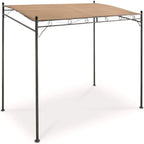 Outdoor Pergola Sunshade Canopy 5 ft x 8 ft - Tan
