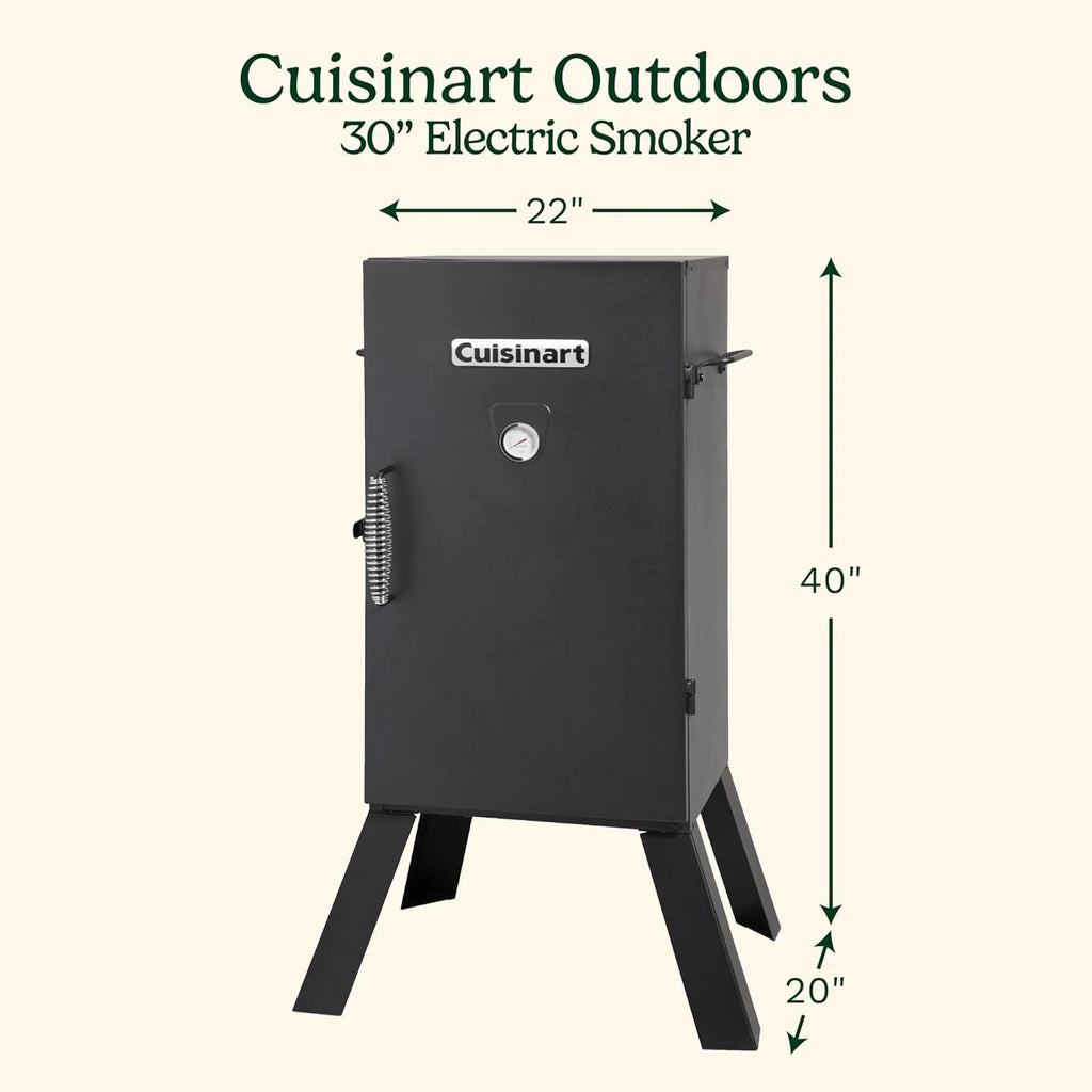 30 inch Electric Smoker With 3 Adjustable Racks, 548 Sq. In. Cooking Area - COS-330