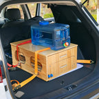 Ultimate Land Kitchen Camping Kitchen Kit With Folding Sink And 2 Ratchet Straps - Right Side (Passenger Side)