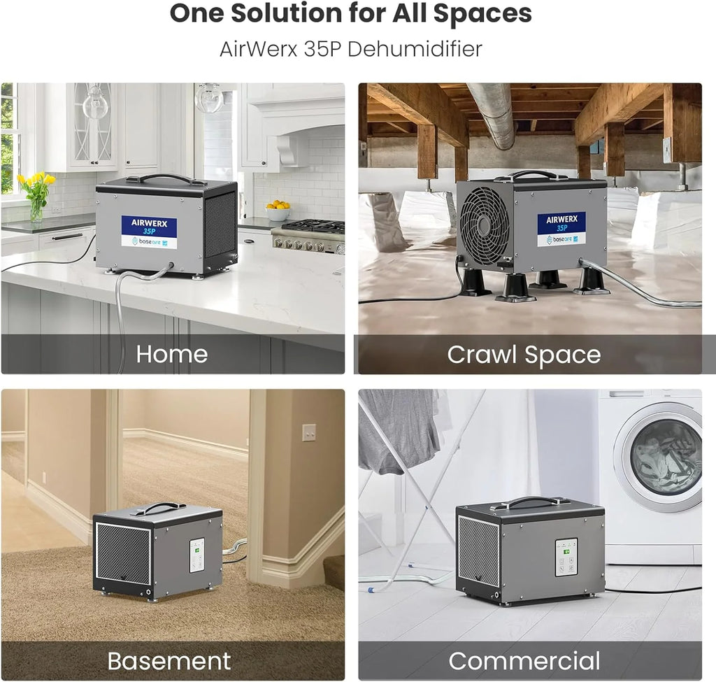 Galon Commercial Crawlspace Dehumidifier, 113 PPD, 1200 Square Feet