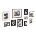 10-Piece Wood Gallery Wall Picture Frame Set - 11 x 14 in