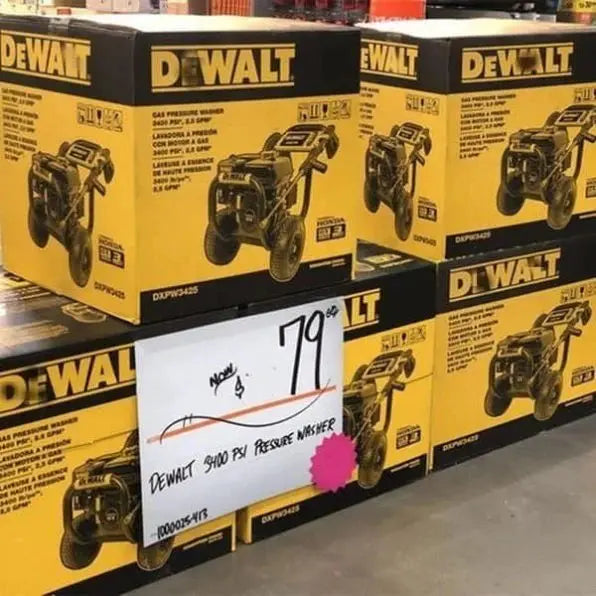 DaWALT PressuReady Cold Water Gas Pressure Washer - 3400 PSI, 2.5 GPM