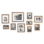 10-Piece Wood Gallery Wall Picture Frame Set - 11 x 14 in