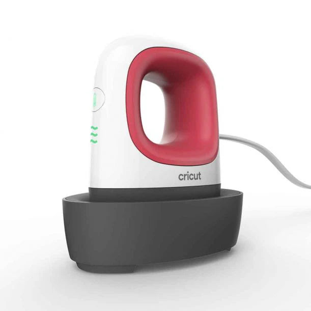 Cricut EasyPress Mini Heat Press, Raspberry - Essentials Iron-On Bundle