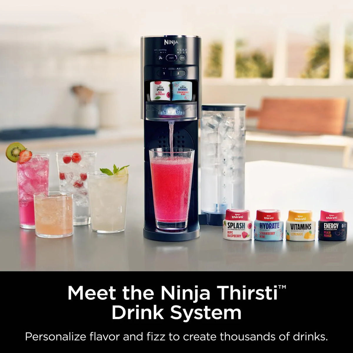 Ninja Thirsti Drink System Soda Maker And Carbonated Water Machine - 60L