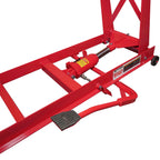 1,000 Lb Hydraulic Motorcycle Lift Table, Extra Long Heavy Duty