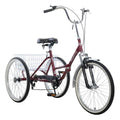 Mantis Tri-Rad Folding Adult Tricycle, 24 in, 6-Speed