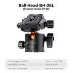 90 Inch Ultra High Camera Tripod With Metal Ball Head, Heavy Duty Photography Stand