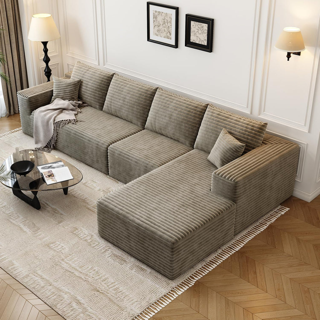 Settab Modular Sectional Sofa, 2 Seater Left-Facing Chaise, Black, 68.9 inch D x 107.5 inch W x 36.3 inch H