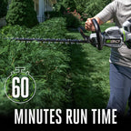 EGO Power+ Cordless Electric Hedge Trimmer 26 Inch With 56V 2.5Ah Battery And Charger - HT2601