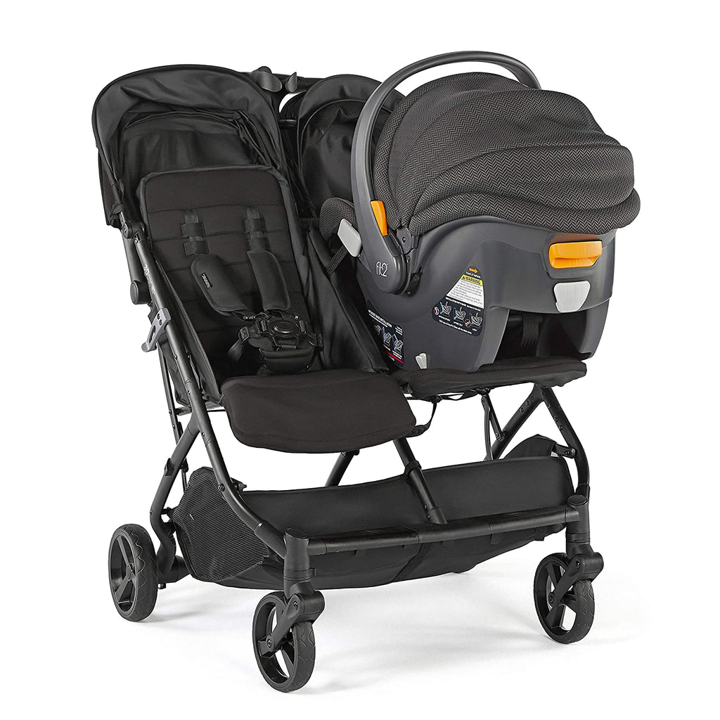 Summer Double Stroller, Black, 23 lbs - 3Dpac CS