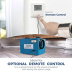 ALORAIR Commercial Dehumidifier 113 Pint, Blue, 1200 Square Feet - HD55 Blue