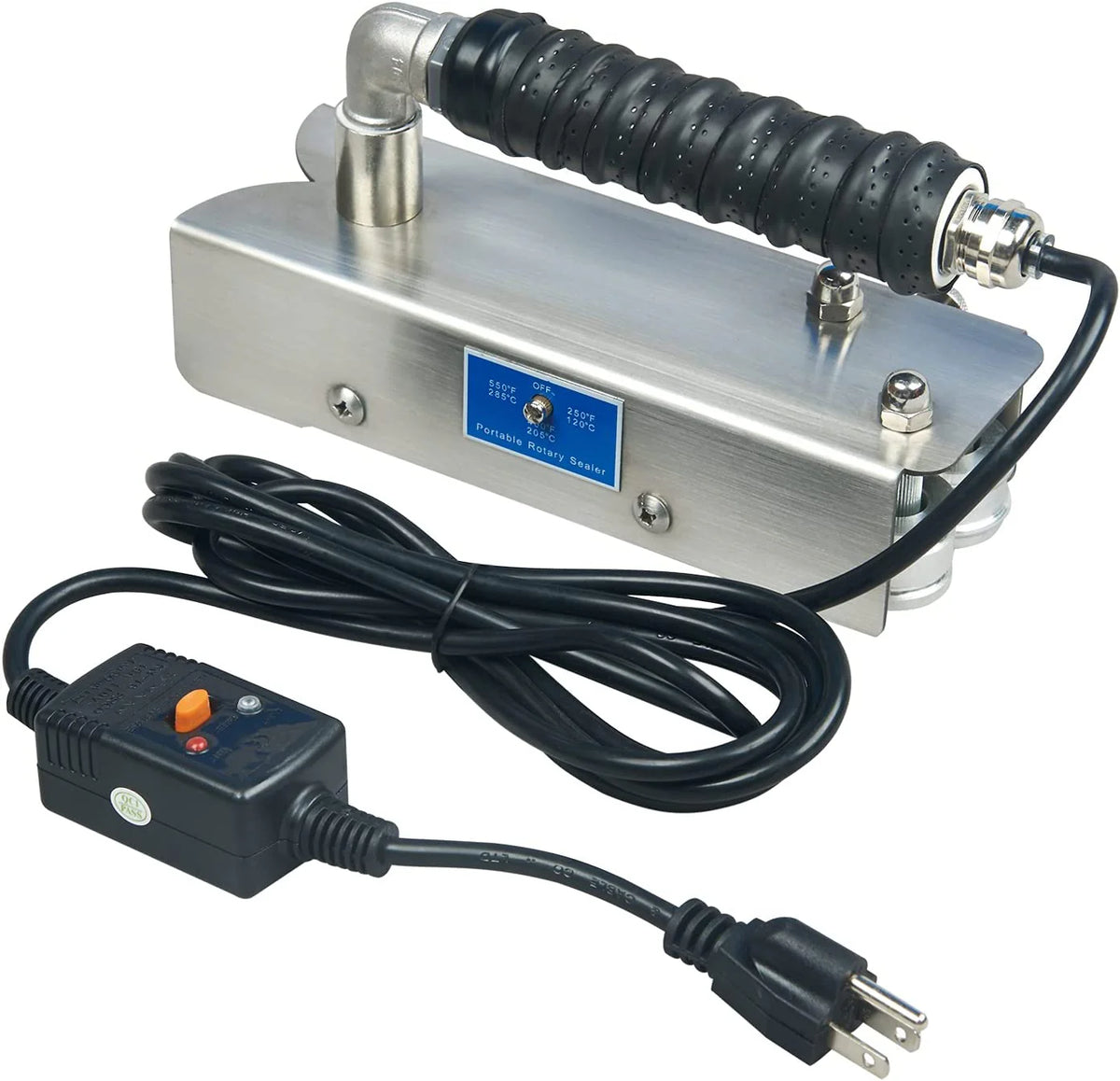 Continuous Hand Rotary Bag Sealer, Stainless Steel - ROS-25