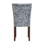 Set Of 2 Upholstered Parsons Dining Chairs, 38 in H x 19 in W x 23.5 in D