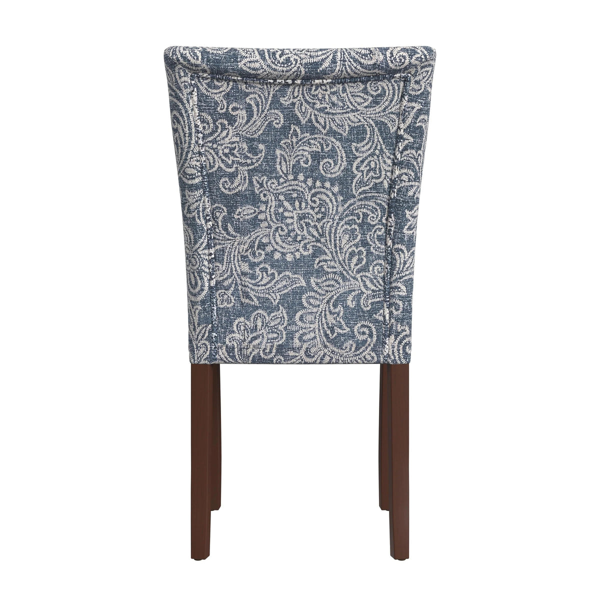 Set Of 2 Upholstered Parsons Dining Chairs, 38 in H x 19 in W x 23.5 in D