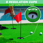 GoSports Golf Putting Green 12 ft x 5 ft, Green - GOLF-PUTTGREEN-12x5