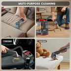 NIQULIT Portable Carpet And Upholstery Spot Cleaner, 450W, 15Kpa - 1050ml Fresh Tank
