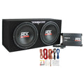 MTX 12in 1200 Watt Dual Car Subwoofer Package With Amplifier And Installation Kit - TNP212D2