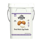 Augason Farms Dried Whole Egg Powder Emergency Food Supply, 11 Pound 4-Gallon Pail, 383 Servings