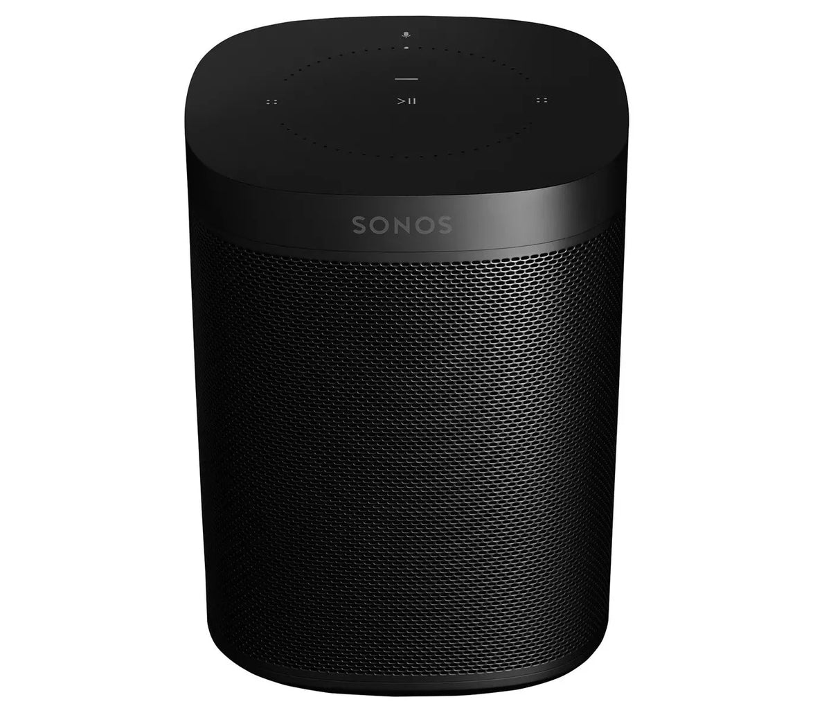 Sonos One Gen 2 Voice-Controlled Wireless Smart Speaker, Black/White