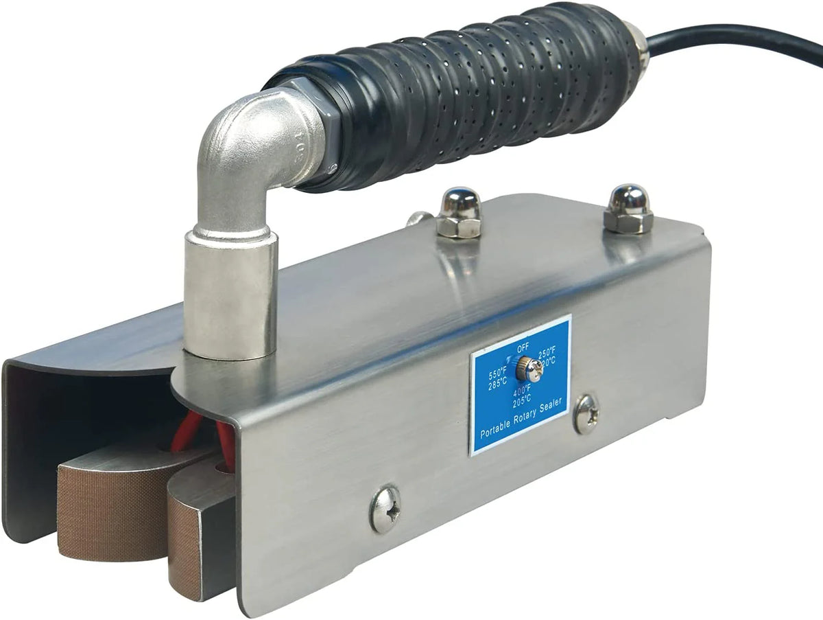 Continuous Hand Rotary Bag Sealer, Stainless Steel - ROS-25